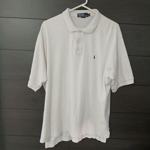 Polo Ralph Lauren Men's White Polo Shirt XL